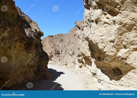 Golden Canyon, Star Wars Jawa Canyon, Death Valley, California, USA Stock Image - Image of ...