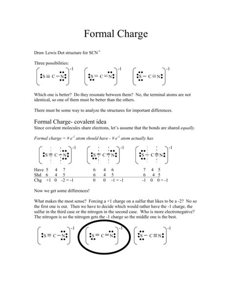 Oxidation Numbers & Formal Charge