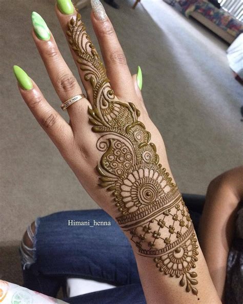 Henna Hand Designs, Mehndi Designs Finger, Latest Arabic Mehndi Designs ...