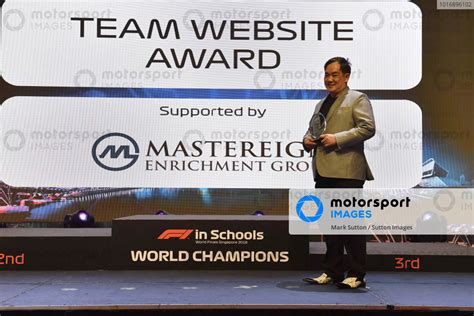 Team Website Award winners at F1 in Schools World Finals, Resorts World Sentosa, Singapore ...