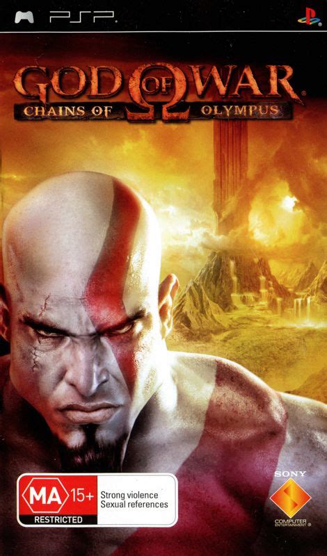 God of War: Chains of Olympus (2008) PSP box cover art - MobyGames