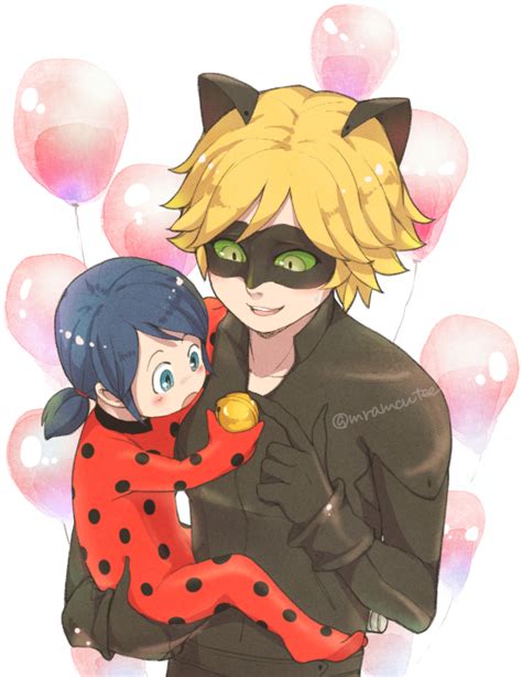 Baby Marinette And Chat Noir Marichat Miraculous Ladybug Comic | Images ...