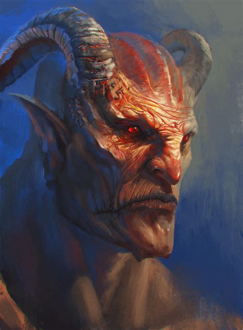 demon face by GeorgeVostrikov on DeviantArt