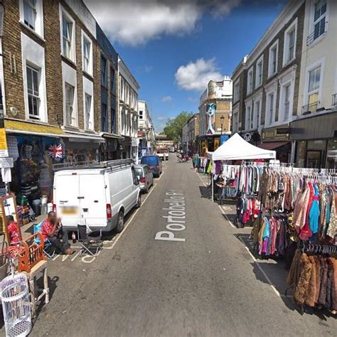 Portobello Road Market in London, United Kingdom (Google Maps)