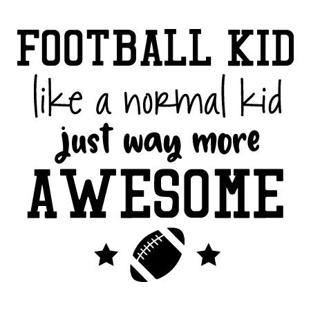Football Kid Wall Quotes™ Decal | WallQuotes.com