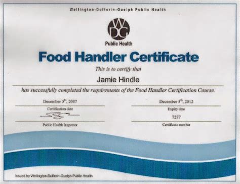 Food Handler Training Certificate – Health And Safety Come First #BurgerWorld