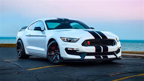 Download Muscle Car White Car Car Ford Vehicle Ford Mustang HD Wallpaper