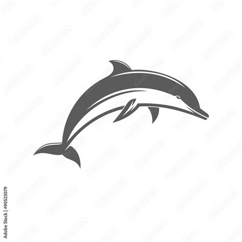 Jumping dolphins vector ilstration / Vector illustration, Dolphin ...