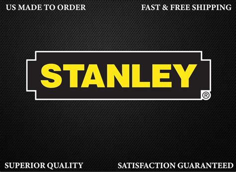 STANLEY TOOLS Logo Vinyl Decal Sticker Usa Made Truck Car - Etsy