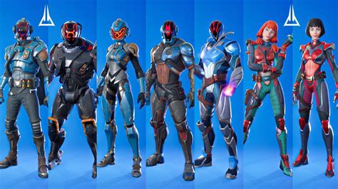 All The Seven Skins in Fortnite Battle Royale - YouTube