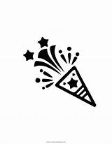 Confetti Coloring Pages sketch template