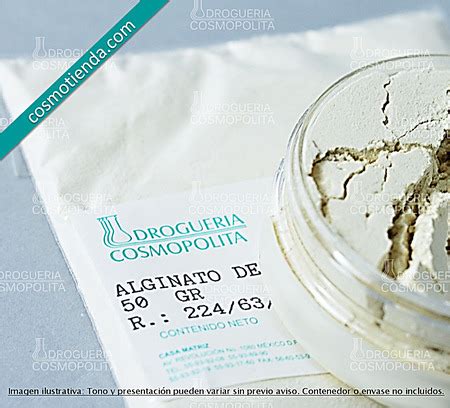 ALGINATO DE SODIO [50 g], Cosmotienda