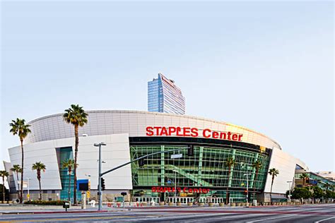 60+ Downtown Los Angeles Staples Center Stock Photos, Pictures ...