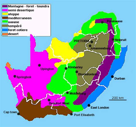 South Africa : Climate & Geography