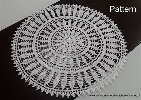 Doilies Vintage Table Decor Vintage Kitchen Round Doily Collectable ...