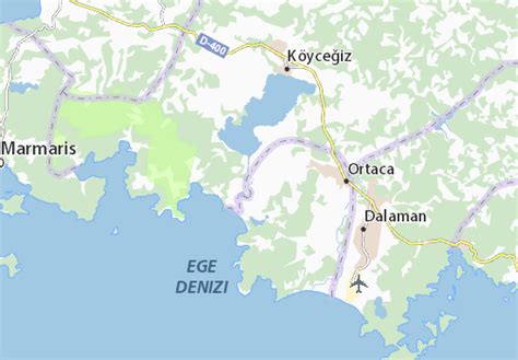 MICHELIN Dalyan map - ViaMichelin