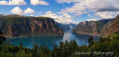 Aurlandsfjord near Aurland, Norway