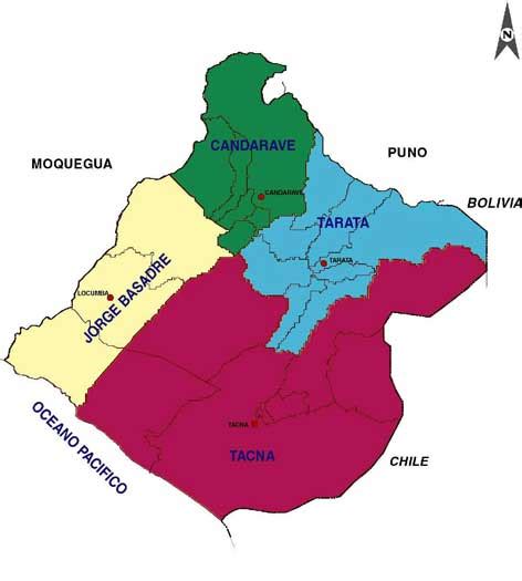 Mapa de Tacna