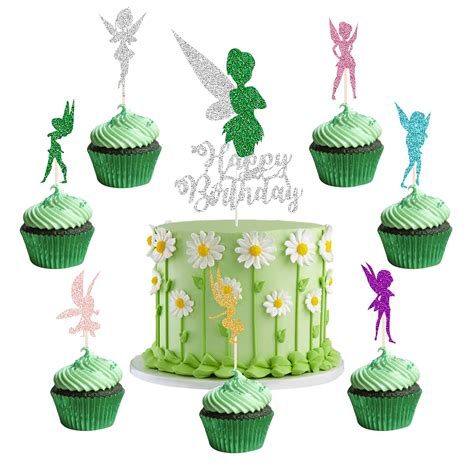 Buy Fairy Cake Toppers Fairy Party Decorations 36PCS Fairy Cupcake ...