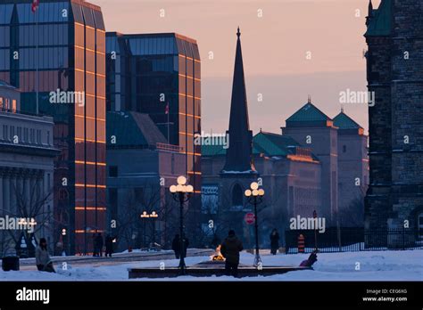 Downtown buildings at sunset, Ottawa, Canada Stock Photo - Alamy