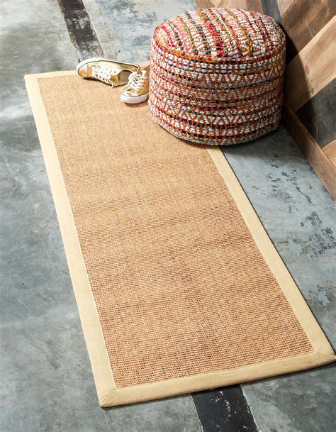 Light Brown 2' x 6' Sisal Runner Rug | Area Rugs | eSaleRugs