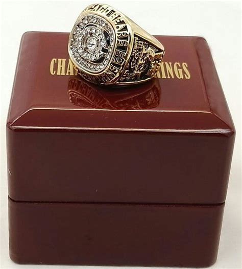 wood boxes with 1985 Chicago Bears Super Bowl Football Championship ...