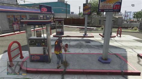 GTA 5- GAS STATION EXPLOSION!! - YouTube