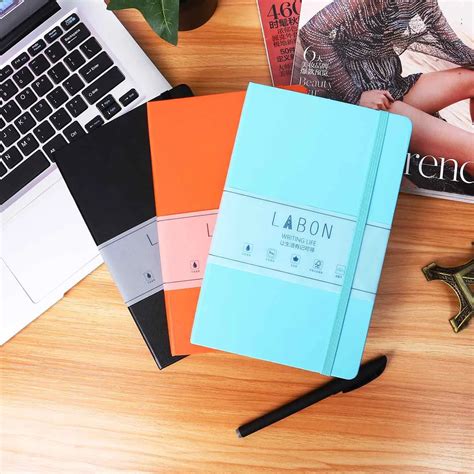 A5 Medium Dotted Grid Notebook Hardcover Diary Journal Travel Business Writing Stationery ...