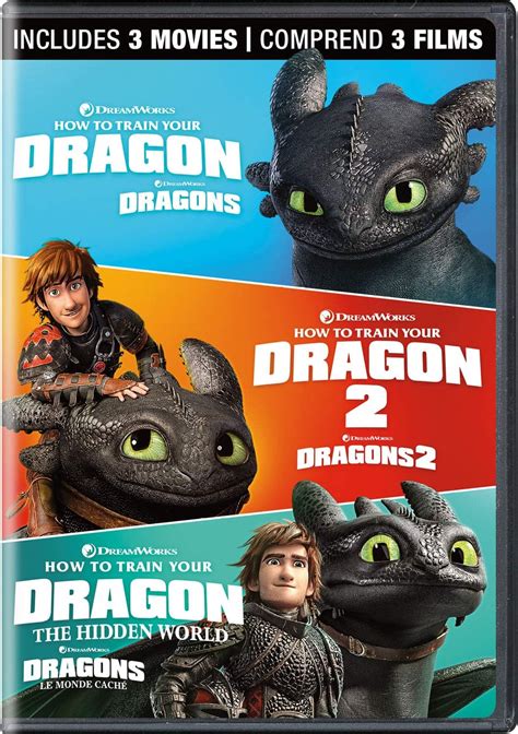 How to Train Your Dragon: 3-Movie Collection Bilingual: Amazon.ca: Jay Baruchel, America Ferrera ...