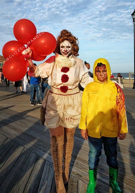 Penny wise and georgie cosplay #pennywise #georgie #cosplay #hallow… | Pumpkin halloween costume ...