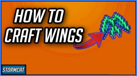 TERRARIA 1.4 HOW TO CRAFT WINGS 2020 - EASY TERRARIA WING CRAFTING GUIDE - YouTube