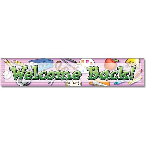 WELCOME BACK BANNER - Walmart.com - Walmart.com