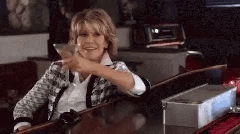 Jane Fonda Cheers GIF - JaneFonda Cheers LetsDrink - Discover & Share GIFs