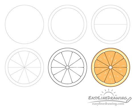 how to draw orange slices - graffitiArtDrawingCartoonAlien