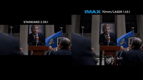 THE DARK KNIGHT — IMAX 70mm footage vs Standard footage (Ending) : imax