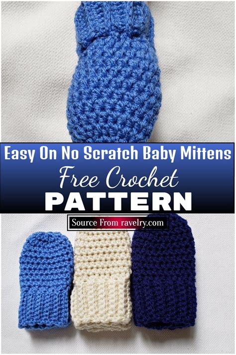 20 Cozy And Stylish Free Crochet Baby Mitten Patterns