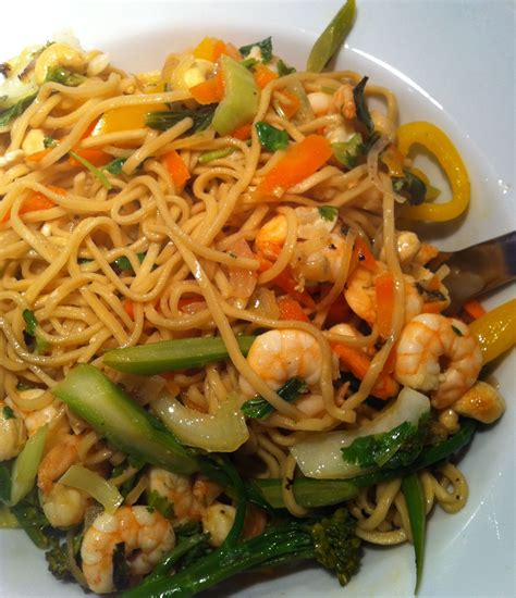 Prawn & noodle stir-fry