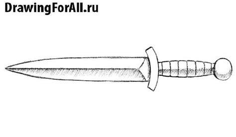 Pin by Pałczek Skolina on uczymy sie rysować | Knife drawing, Dagger drawing, Dagger