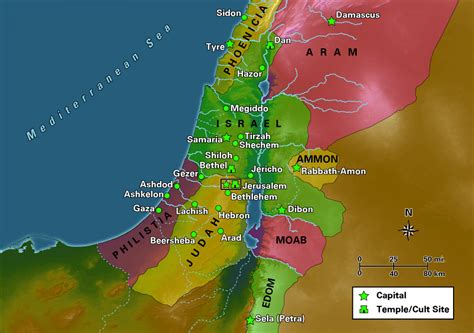 Diagram: Map Israel ancient | Quizlet