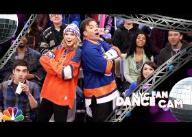 See Jimmy Fallon And Taylor Swift Jumbotron Dancing