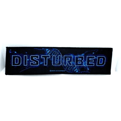 Disturbed | evolution logo | stripe patch | Savage Looks metal shop