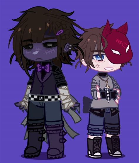 Michael Afton 🍇 in 2022 | Fnaf characters, Gacha base poses cute, Character design