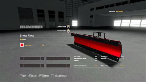 Mod Snow Plow v1.0 - Farming Simulator 22 mod, LS22 Mod download!