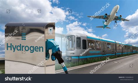 Hydrogen Filling Station On Background Fuel Stock Photo 1928408522 | Shutterstock