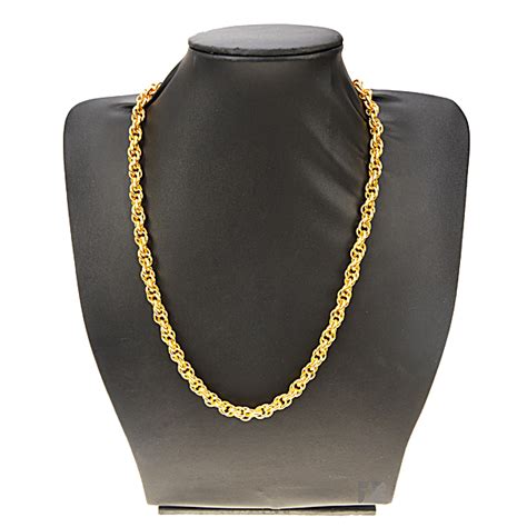 Gold Necklace - 24 karat - 128.91 gram fine gold weight