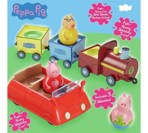 Toys & Games PEPPA PIG SELECTION OF VEHICLES FOR WEEBLES TV & Movie ...