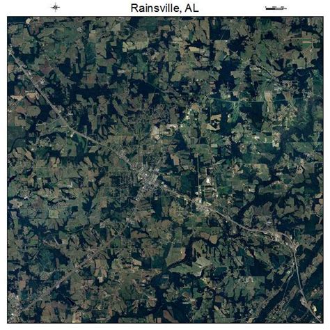 Aerial Photography Map of Rainsville, AL Alabama