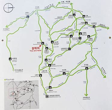 Bukhansan National Park Map