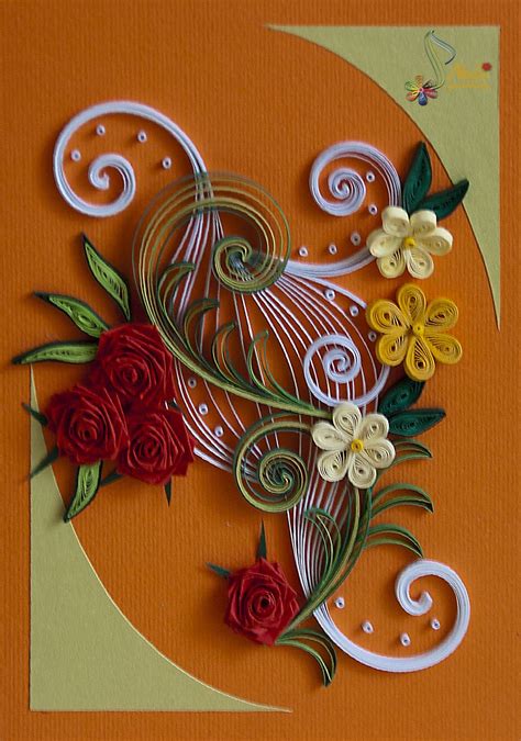 Neli Quilling Art: Quilling cards - flowers