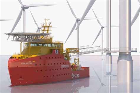 Wind Farm Support Vessel Edda Mistral - 3D Model by ArqArt